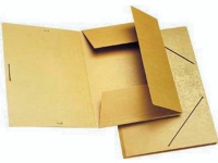 Dokumentenmappe mit 3 Klappen und Gummizug braun A4 - (20 Stk.) von Antalis