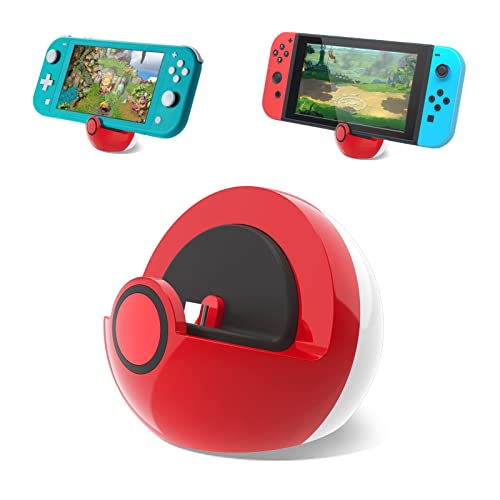 Antank Winzige Lade Dock Station Kompatibel mit Nintendo Switch/Switch OLED/Switch Lite, Laden Standfuß mit Typ-C-Anschluss Keine Projektion Mini Kompakt Tragbar Weiß Rot Antank Winzige Lade Dock Station Kompatibel mit Nintendo Switch/Switch OLED/Switch Lite, Laden Standfuß mit Typ-C-Anschluss Keine Projektion Mini Kompakt Tragbar Weiß Rot von Antank