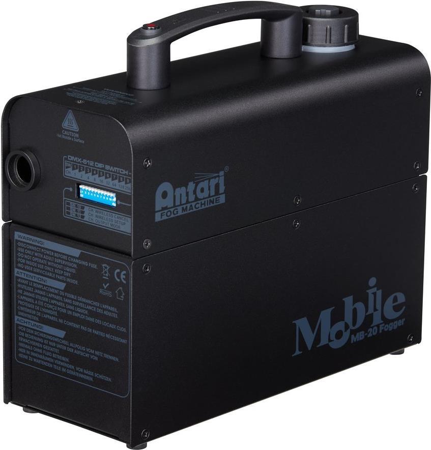 Antari MB-20X Wasser Rauchmaschine 0,4 l 600 W Schwarz (51701931) von Antari