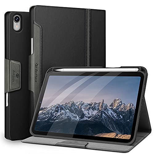 Antbox Hülle für iPad Mini 7 (A17 Pro) 2024 / iPad Mini 6. Gen 2021 8.3 Zoll mit Stifthalter Pencil Halter Auto Schlaf/Wach Funktion PU Ledertasche Schutzhülle Smart Cover mit Stand Funktion von Antbox