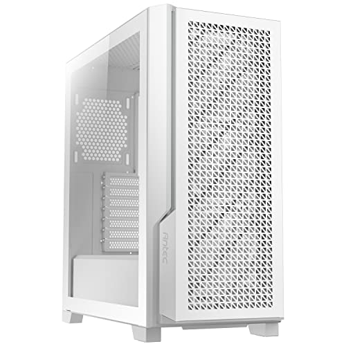 Antec Performance Series P20C Weiß, Massive Metal Mesh Front Panel, 3 x 120mm PWM White Fans, Type-C 3.2 Gen2 Ready, 2 x 360mm Radiator gleichzeitig, GPU Bracket, Mid-Tower E-ATX PC Computer ase von Antec