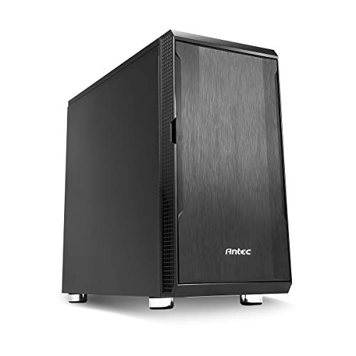 Antec Performance Series P5 Mini-Tower PC-Gehäuse mit Schalldämpfung, unterstützt SSD/ODD, vorinstallierte 120/140 mm Lüfter, 7 Laufwerksschächte, 360 mm VGA-Karte, Micro-ATX/ITX von Antec