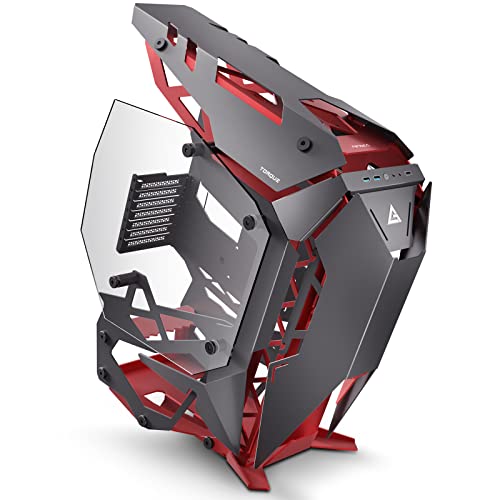 Antec Torque Computer case Midi-Tower Schwarz, Rot - Computer-Gehäuse (PC, Aluminium, ATX,EATX,ITX,Micro ATX, Gaming) von Antec