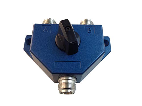 Anteenna TW-102BLUE 2 Positionen Koaxial Schalter für 144/440 MHz HAM oder CB Radio UHF Buchse SO-239 Stecker plattiert NI Anteenna TW-102BLUE 2 Positionen Koaxial Schalter für 144/440 MHz HAM oder CB Radio UHF Buchse SO-239 Stecker plattiert NI von Anteenna