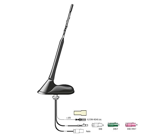 Antenne Bad Blankenburg - Kombiflexantenne aktiv - FM/DAB+ oder DVB-T2 - Fakra - 3792.01 von Antenne Bad Blankenburg