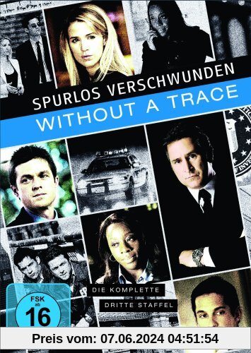 Without a Trace - Spurlos verschwunden: Die komplette dritte Staffel [4 DVDs] von Anthony LaPaglia