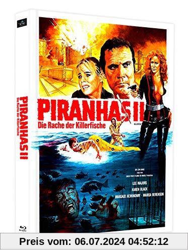 Killerfish - Piranhas 2 - Mediabook Cover D - Limitiert auf 100 Stück (mit Bonus-Disc der SchleFaz-Version) [Blu-ray] von Anthony M. Dawson