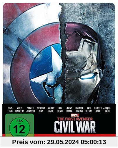 The first Avenger - Civil War  3D: 3D+2D, Steelbook Edition [3D Blu-ray] von Anthony Russo