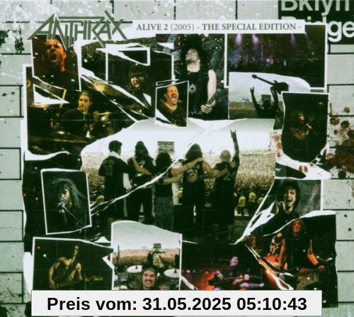 Alive 2 (CD+DVD) von Anthrax