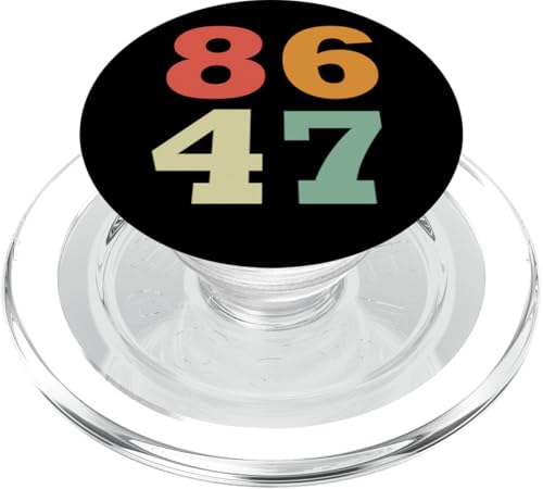 86 47 Anti-Trump Subtiler Anti-Trump 8647 PopSockets PopGrip für MagSafe 86 47 Anti-Trump Subtiler Anti-Trump 8647 PopSockets PopGrip für MagSafe von Anti Trump Merch