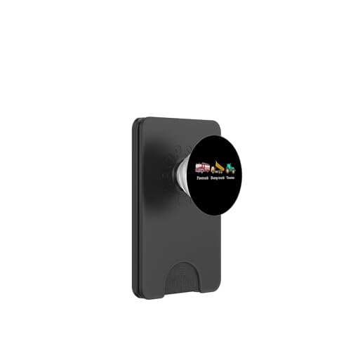 Feuerwehrauto Muldenkipper Traktor dezent Anti Trump PopSockets PopWallet für MagSafe von Anti Trump Merch