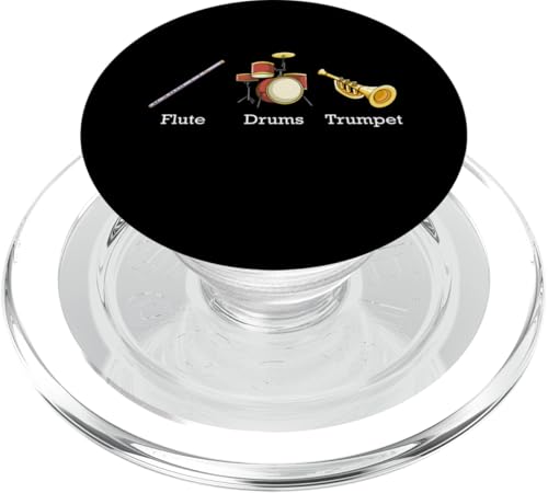 Flötentrommeln Trompetenbandinstrumente dezent Anti Trump PopSockets PopGrip für MagSafe von Anti Trump Merch