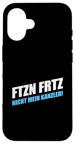 FTZN FRTZ Statement Nicht mein Kanzler Hülle für iPhone 16 FTZN FRTZ Statement Nicht mein Kanzler Hülle für iPhone 16 von Anti Woke Gaga