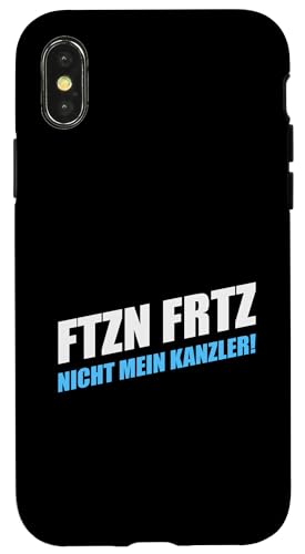 FTZN FRTZ Statement Nicht mein Kanzler Hülle für iPhone X/XS FTZN FRTZ Statement Nicht mein Kanzler Hülle für iPhone X/XS von Anti Woke Gaga