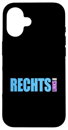 Rechts vor Links - Statement gegen Links Hülle für iPhone 16 Rechts vor Links - Statement gegen Links Hülle für iPhone 16 von Anti Woke Gaga