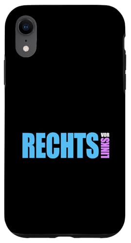 Rechts vor Links - Statement gegen Links Hülle für iPhone XR Rechts vor Links - Statement gegen Links Hülle für iPhone XR von Anti Woke Gaga