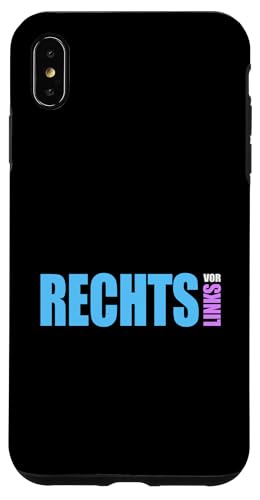 Rechts vor Links - Statement gegen Links Hülle für iPhone XS Max von Anti Woke Gaga