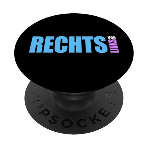 Rechts vor Links - Statement gegen Links PopSockets Klebender PopGrip Rechts vor Links - Statement gegen Links PopSockets Klebender PopGrip von Anti Woke Gaga