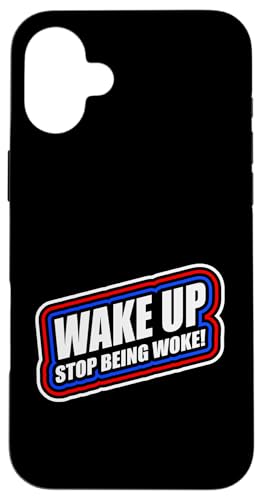 Wake up Stop being woke - Ironisches Anti Woke Design Hülle für iPhone 16 Plus Wake up Stop being woke - Ironisches Anti Woke Design Hülle für iPhone 16 Plus von Anti Woke Gaga