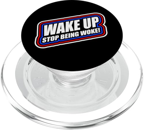 Wake up Stop being woke - Ironisches Anti Woke Design PopSockets PopGrip für MagSafe Wake up Stop being woke - Ironisches Anti Woke Design PopSockets PopGrip für MagSafe von Anti Woke Gaga