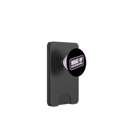 Wake up Stop being woke - Ironisches Anti Woke Design PopSockets PopWallet für MagSafe Wake up Stop being woke - Ironisches Anti Woke Design PopSockets PopWallet für MagSafe von Anti Woke Gaga