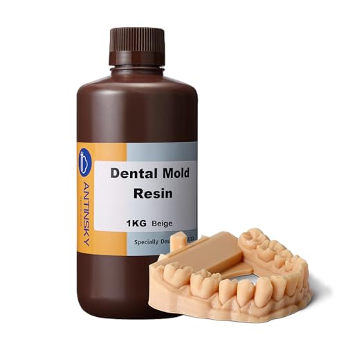 Antinsky Dental Formharz Dental Modell für DLP LCD Harz 3d Drucker 405nm 1kg Hohe Präzision und geringe Schrumpfung Hohe Temperatur von Antinsky