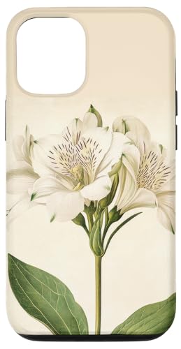 Alstroemeria Floral Vintage Wissenschaftliche Illustration Blume Hülle für iPhone 12/12 Pro von Antique Flower Botanical Garden Floral DonaOnca
