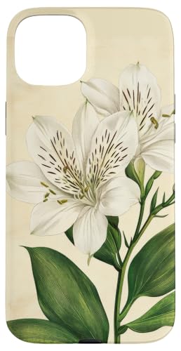 Alstroemeria Floral Vintage Wissenschaftliche Illustration Blume Hülle für iPhone 15 Plus Alstroemeria Floral Vintage Wissenschaftliche Illustration Blume Hülle für iPhone 15 Plus von Antique Flower Botanical Garden Floral DonaOnca