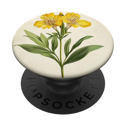 Alstroemeria Floral Vintage Wissenschaftliche Illustration Blume PopSockets Klebender PopGrip Alstroemeria Floral Vintage Wissenschaftliche Illustration Blume PopSockets Klebender PopGrip von Antique Flower Botanical Garden Floral DonaOnca