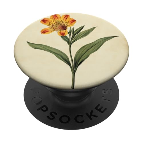 Alstroemeria Floral Vintage Wissenschaftliche Illustration Blume PopSockets Klebender PopGrip Alstroemeria Floral Vintage Wissenschaftliche Illustration Blume PopSockets Klebender PopGrip von Antique Flower Botanical Garden Floral DonaOnca