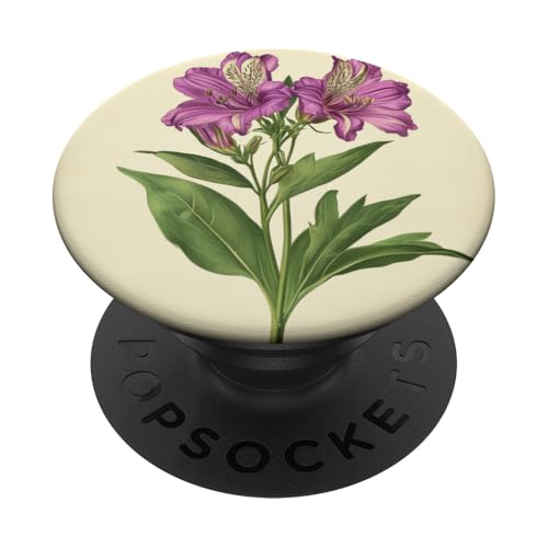 Alstroemeria Floral Vintage Wissenschaftliche Illustration Blume PopSockets Klebender PopGrip Alstroemeria Floral Vintage Wissenschaftliche Illustration Blume PopSockets Klebender PopGrip von Antique Flower Botanical Garden Floral DonaOnca