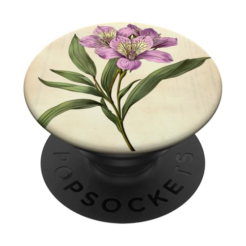 Alstroemeria Floral Vintage Wissenschaftliche Illustration Blume PopSockets Klebender PopGrip Alstroemeria Floral Vintage Wissenschaftliche Illustration Blume PopSockets Klebender PopGrip von Antique Flower Botanical Garden Floral DonaOnca