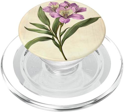 Alstroemeria Floral Vintage Wissenschaftliche Illustration Blume PopSockets PopGrip für MagSafe Alstroemeria Floral Vintage Wissenschaftliche Illustration Blume PopSockets PopGrip für MagSafe von Antique Flower Botanical Garden Floral DonaOnca