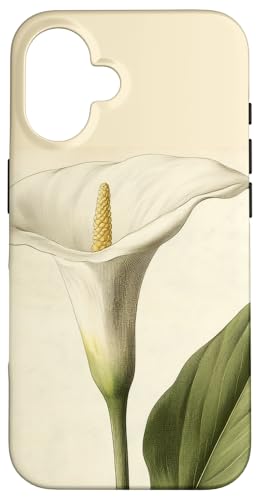 Calla Lilie Floral Vintage Scientific Illustration Flower Hülle für iPhone 16 Calla Lilie Floral Vintage Scientific Illustration Flower Hülle für iPhone 16 von Antique Flower Botanical Garden Floral DonaOnca