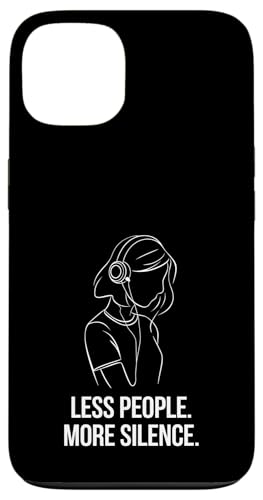 Less People More Silence Introvert Minimalist Kopfhörer Lofi Hülle für iPhone 13 Less People More Silence Introvert Minimalist Kopfhörer Lofi Hülle für iPhone 13 von Antisocial People Wear - Autism & ADHD Support