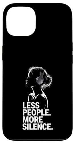 Less People More Silence Introvert Minimalist Kopfhörer Lofi Hülle für iPhone 13 Less People More Silence Introvert Minimalist Kopfhörer Lofi Hülle für iPhone 13 von Antisocial People Wear - Autism & ADHD Support