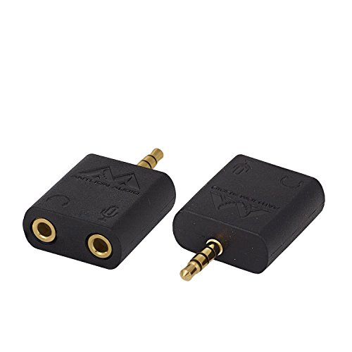 Antlion Audio 3,5-mm-Y-Adapter verwandelt einzelne Audio-/Mikrofonbuchse in separaten Kopfhörer- und Mikrofonanschluss für PCs, Laptops, Smartphones, Tablets, Spielkonsolen, Controller und mehr von Antlion Audio