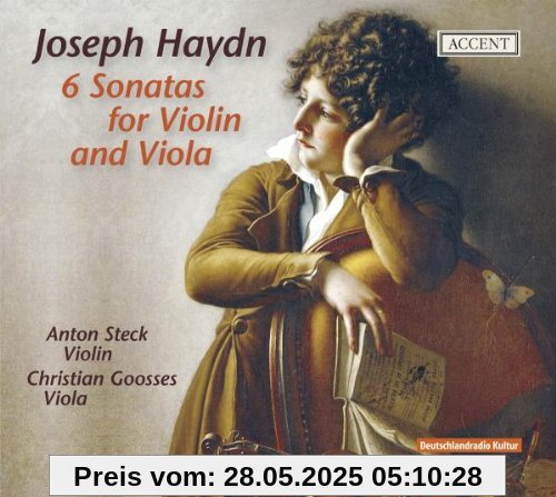 Joseph Haydn: Duos für Violine und Viola (Hob. VI:1-6) von Anton Steck