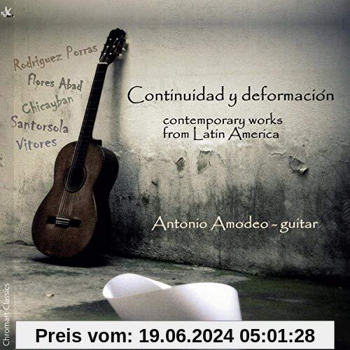 Continuidad y Deformación -  Werke zeitgen. lateinamerikanischer Komponisten für Gitarre solo von Antonio Amodeo