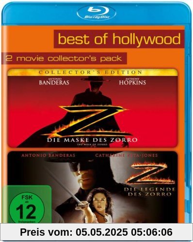 Best of Hollywood - 2 Movie Collector's Pack 46 (Die Maske des Zorro / Die Legende des Zorro) [Blu-ray] von Antonio Banderas