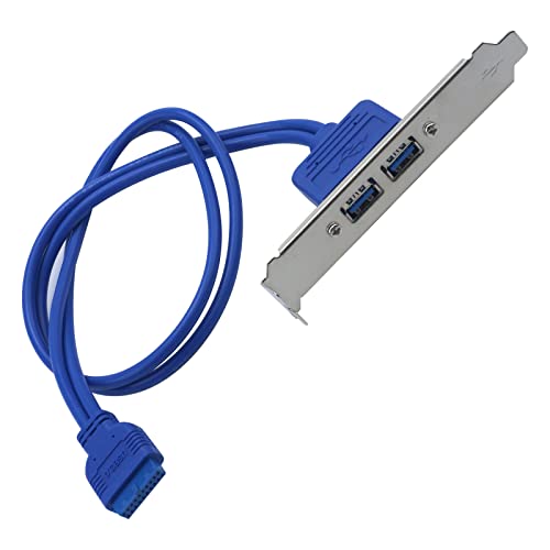 Antrader USB-Hub, Desktop Computer Rückwand Motherboard Verlängerungskabel 2 Ports von Antrader