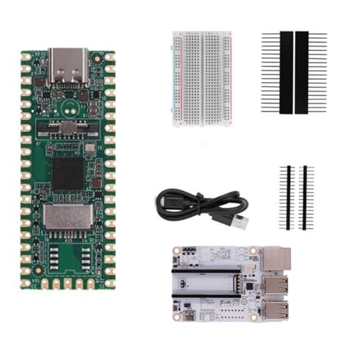 Antrimmilly RISC-V Milk-V Duo Entwicklungsboard Kit+USB HUB Expansion Board CV1800B für IoT-Enthusiasten DIY-Gamer Linux-Computer Ersatzteile von Antrimmilly