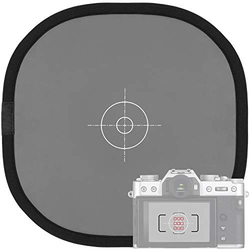 Anwenk Graukarte, Weißabgleich-Karte für Fotografie, 18 % Belichtung, grauer Reflektor, faltbares Fokusbrett, doppelseitig, mit Tragetasche, 30 x 30 cm Anwenk Graukarte, Weißabgleich-Karte für Fotografie, 18 % Belichtung, grauer Reflektor, faltbares Fokusbrett, doppelseitig, mit Tragetasche, 30 x 30 cm von Anwenk