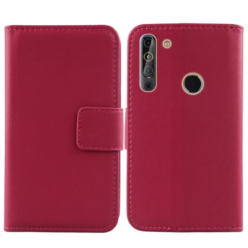 Anybird Flip Echt Leder Tasche Hülle Für Casper Via X20 6.53" Lederhülle Handyhülle Schutz Klapp Handy Etui Cover Case (Rose) von Anybird