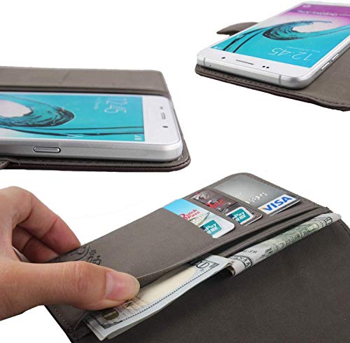 Anybird Flip Echt Leder Tasche Hülle Für Optus X-Plus 6.52" Lederhülle Handyhülle Schutz Klapp Handy Etui Cover Case (Schwarz) von Anybird