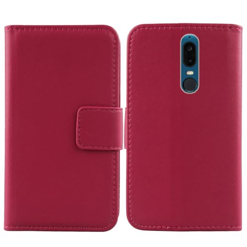 Anybird Flip Echt Leder Tasche Hülle Für Shift 6mq 6" Lederhülle Handyhülle Schutz Klapp Handy Etui Cover Case (Rose) von Anybird
