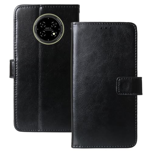 Anybird Flip Leder Tasche Hülle Für Hot Pepper KR10 6.78" Lederhülle Handyhülle Schutzhülle Handytasche Handy Etui Cover Case Abdeckung (Schwarz) von Anybird