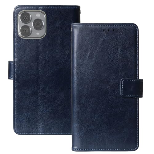 Anybird Flip Leder Tasche Hülle Für Up Phone Upphone Up01 6.67" Lederhülle Handyhülle Schutzhülle Handytasche Handy Etui Cover Case Abdeckung (Dark Blau) von Anybird
