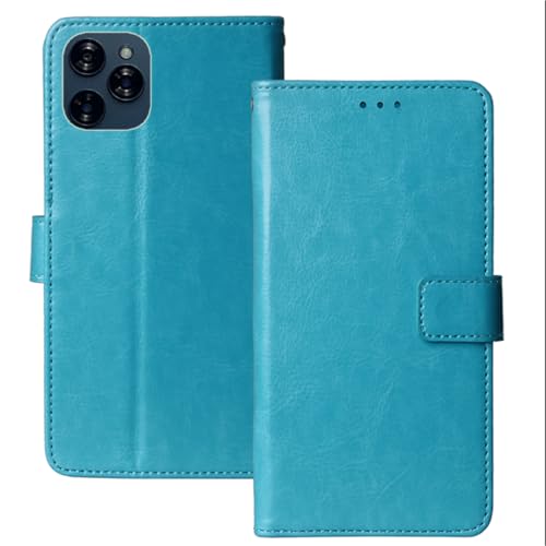 Anybird Flip Leder Tasche Hülle Für Vortex PG65 6.5" Lederhülle Handyhülle Schutzhülle Handytasche Handy Etui Cover Case Abdeckung (Blau) von Anybird