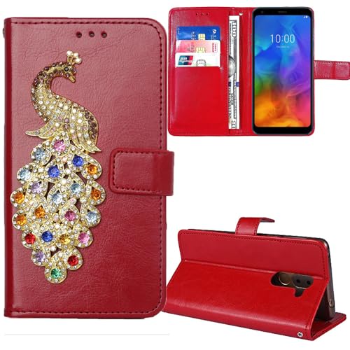 Anybird Flip Leder Tasche Hülle Peacock 3D Diamond Bling TPU Silikon Case Für Fossibot S3 / S3 Pro / D06 6.67" Lederhülle Handyhülle Handy Tasche Schutz Cover Etui Red Anybird Flip Leder Tasche Hülle Peacock 3D Diamond Bling TPU Silikon Case Für Fossibot S3 / S3 Pro / D06 6.67" Lederhülle Handyhülle Handy Tasche Schutz Cover Etui Red von Anybird